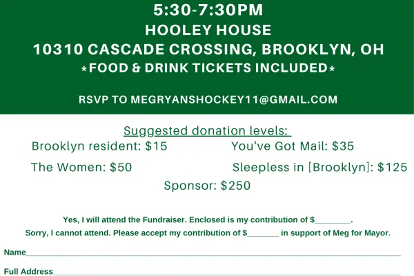 Meg for Mayor Fundraiser